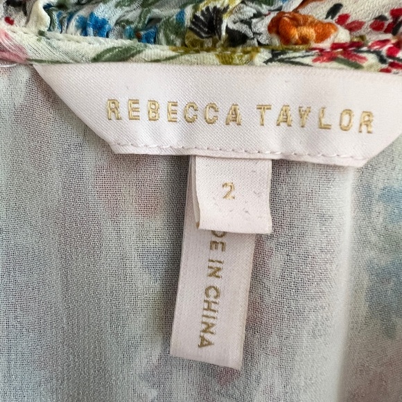 Rebecca Taylor Ava silk floral top - Picture 5 of 6